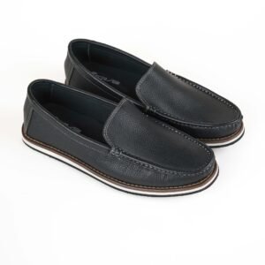 Alternative view of Premium Textured Leather Derby for Men-01 (Black)
