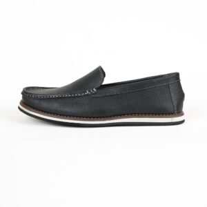 Premium Textured Leather Derby for Men-01 (Black)